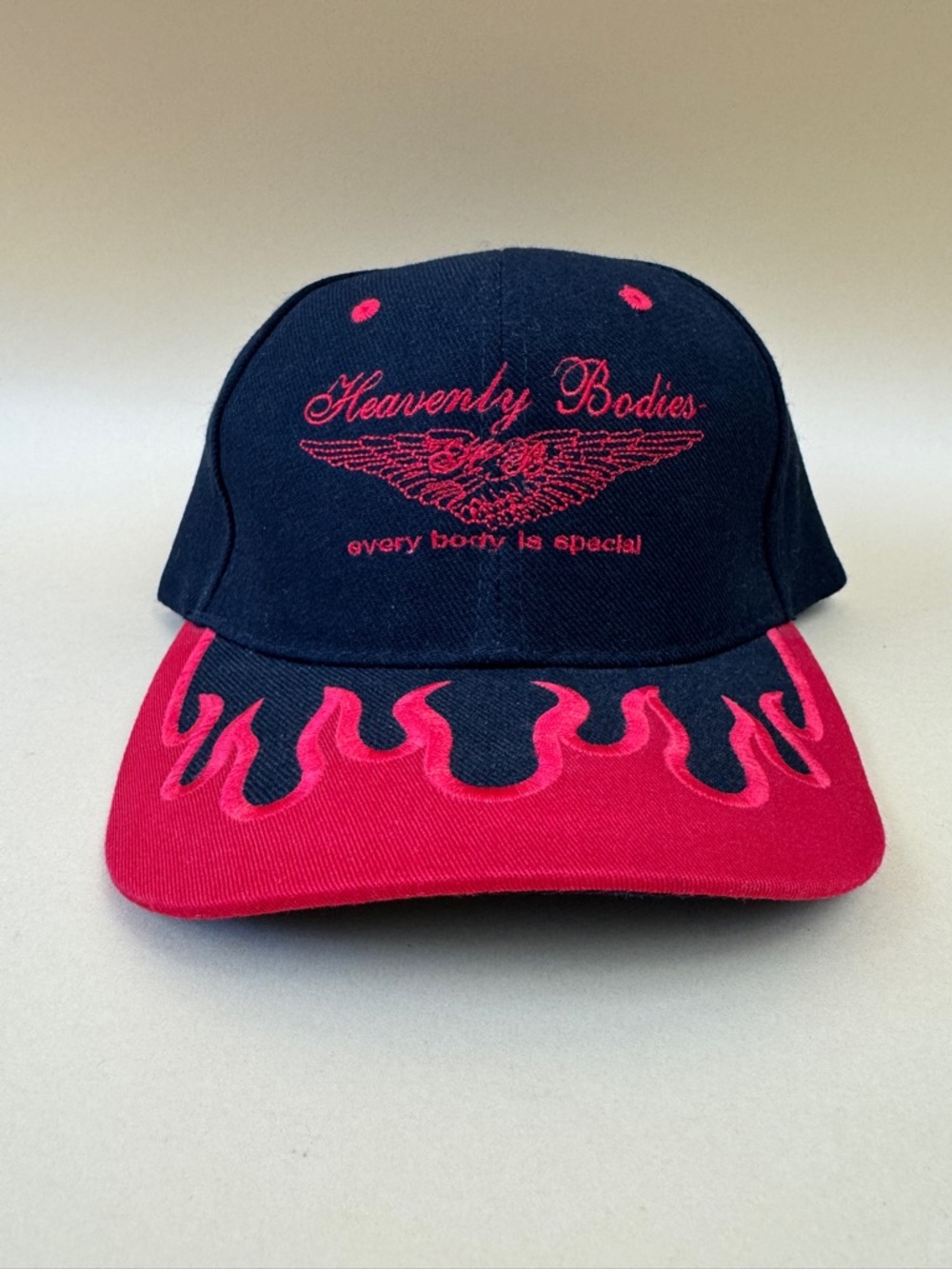 RARE Stratos Mayas Heavenly Bodies Snapback Hat Pink Flame Limited Edition Cap